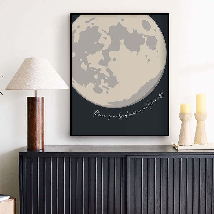 Bad Moon Rising Wall Art CCR