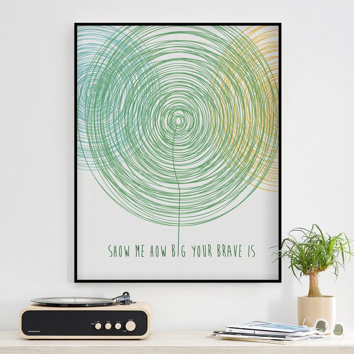 song lyric wall art