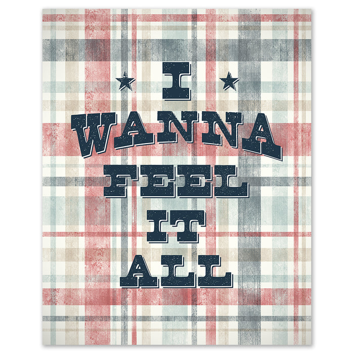 Burn Burn Burn | Zach Bryan - vintage Americana song lyric wall art