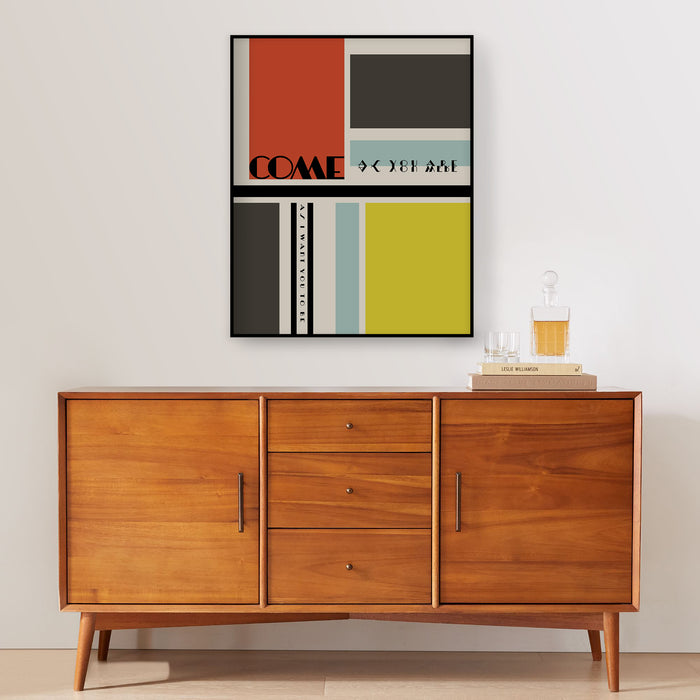 mid-century modern wall art