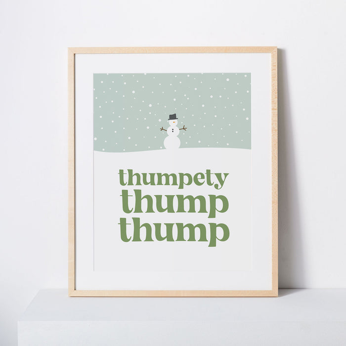 Frosty The Snowman wall art