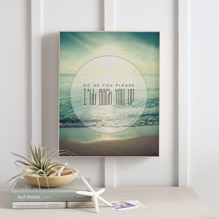 modern coastal wall art