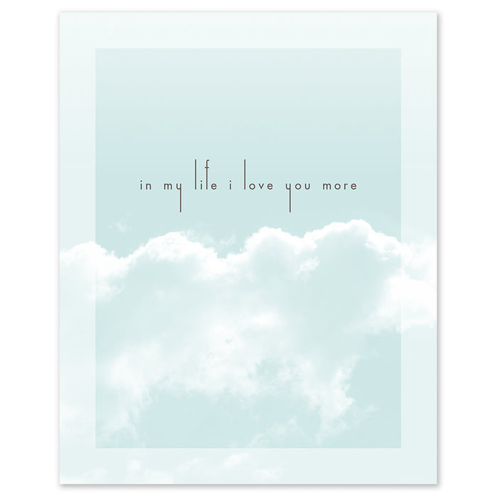 In My Life | The Beatles song lyric art by Lyrical Artworks