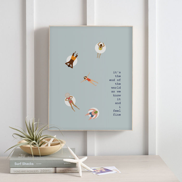 modern coastal wall art