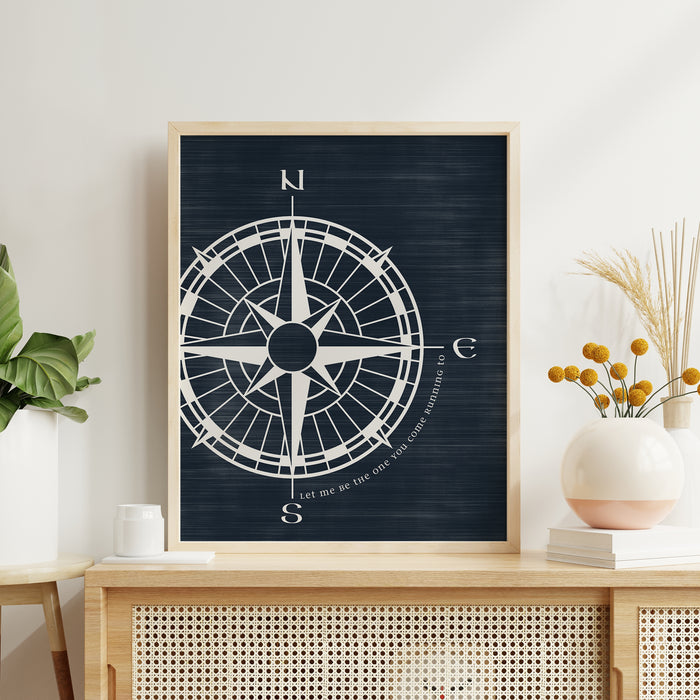 compass wall art