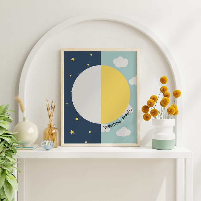 The Beatles themed nursery art