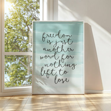 inspirational quote wall art