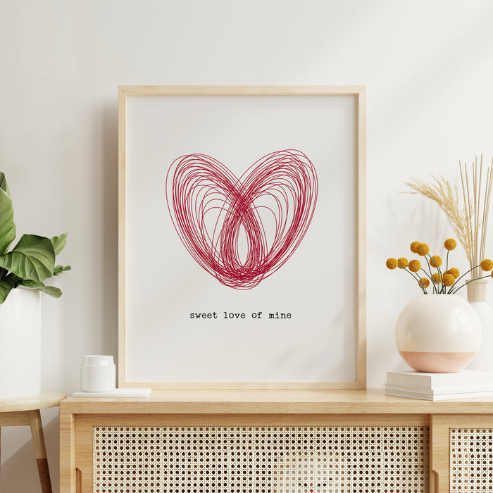 Sweet child of mine baby nursery wall art