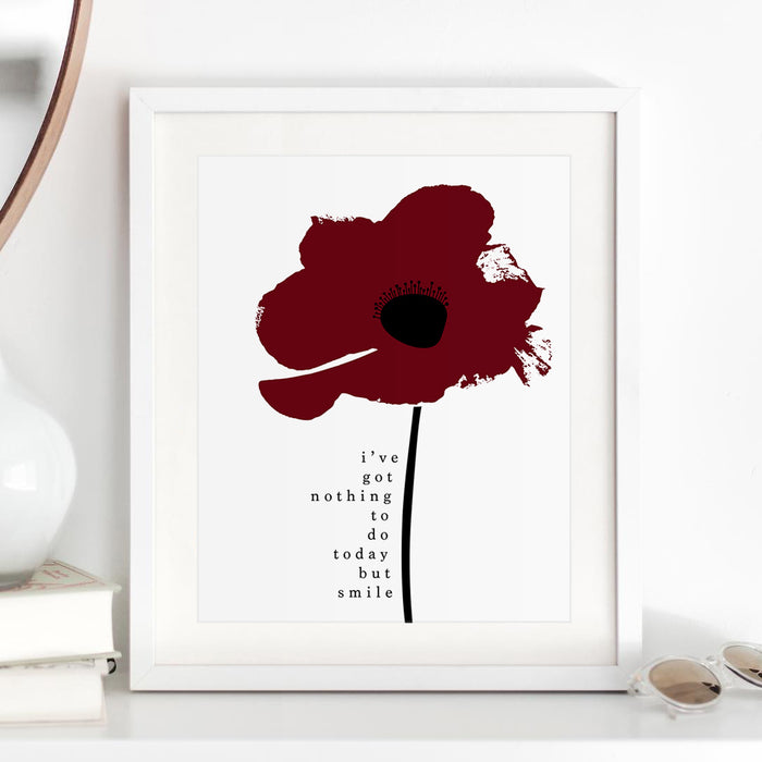 Red Poppy art