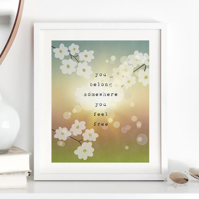 Wildflowers | Tom Petty - song lyric wall art music poster