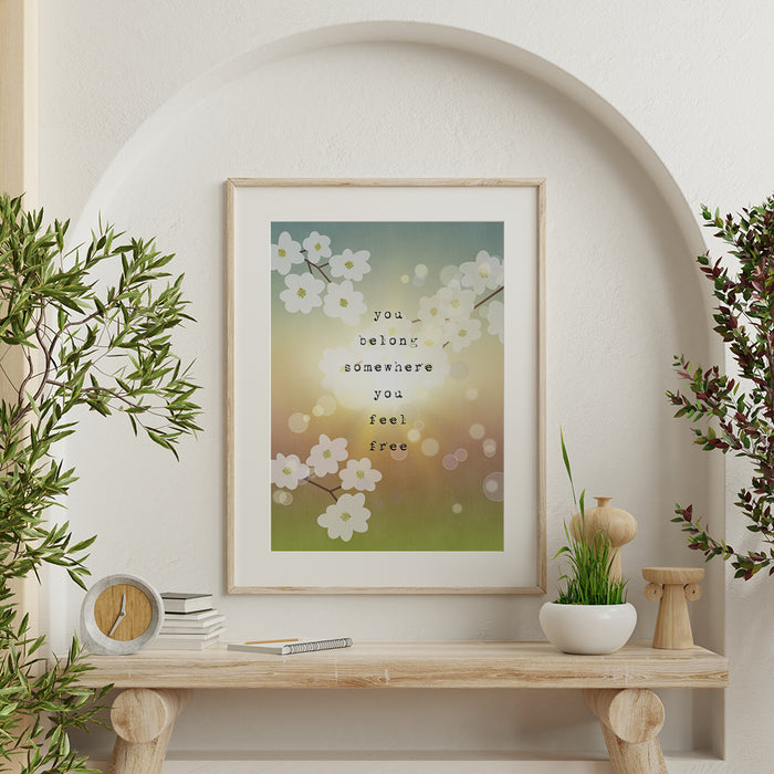 Wildflowers | Tom Petty - song lyric wall art music poster