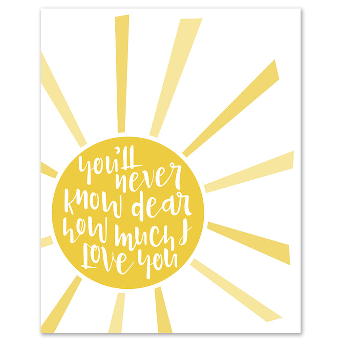 You Are My Sunshine - Kreate Paper Co.
