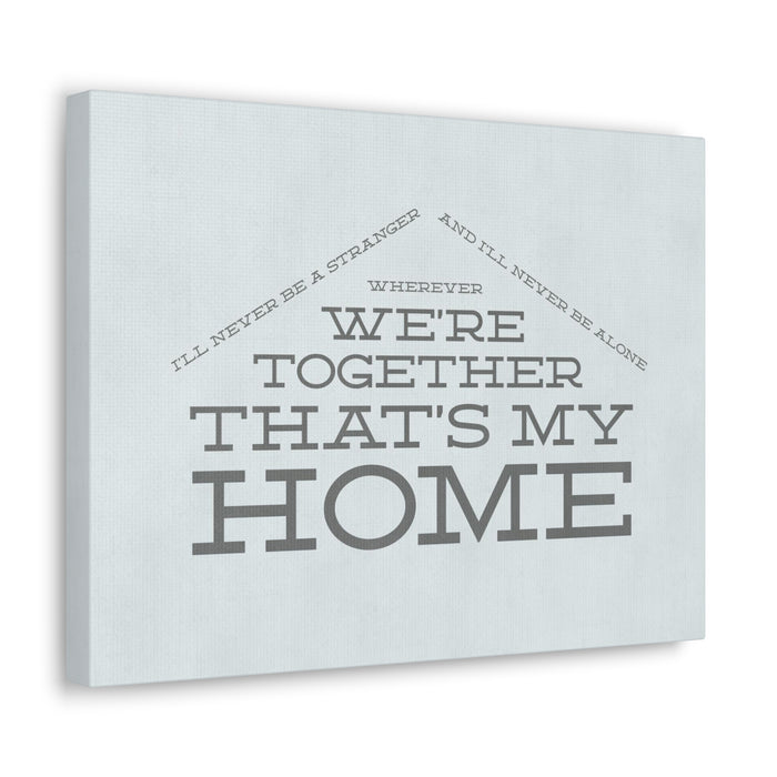 You're My Home | Billy Joel song lyric art print by Lyrical Artworks